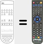 Replacement remote control for RC 3