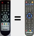 Replacement remote control for S316
