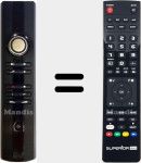 Replacement remote control for CMT2D