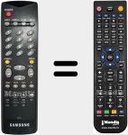 Replacement remote control for 00107J