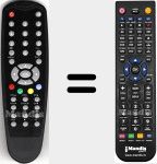 Replacement remote control for 060802