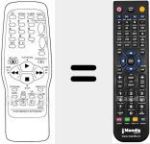 Replacement remote control for 076R0CH030