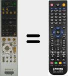 Replacement remote control for RM-PP760 (147861811)