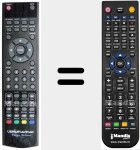 Replacement remote control for REMCON581