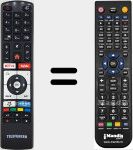 Replacement remote control for RC4318P (23536173)