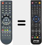 Replacement remote control for REMCON192