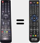 Replacement remote control for 49E5600