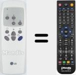 Mando a distancia sustituto de 6711A20041E