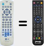 Replacement remote control for 6711R1P082A