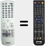 Replacement remote control for SER0111 (6711R2N080E)