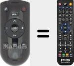 Mando a distancia sustituto de YF1187R (720117145300)