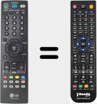 Replacement remote control for AKB73655808