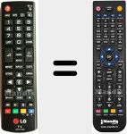 Replacement remote control for AKB73715622