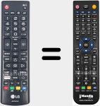 Comandament a distància substitut de AKB75675321