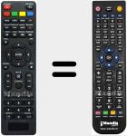 Replacement remote control for AKTV401