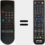 Replacement remote control for CD 2
