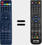 Replacement remote control for LED32C1600H