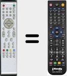 Mando a distancia sustituto de 504C2601101
