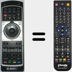 Comandament a distància substitut de Movie Cube (Q800)