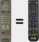 Mando a distancia sustituto de EUR7651030A