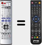 Replacement remote control for EUR7720X40