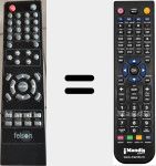 Mando a distancia sustituto de MTV02SOUND