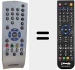 Mando a distancia sustituto de Tele Pilot 1002 (720117140500)