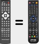 Replacement remote control for AVR161