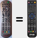 Replacement remote control for MediaMVP