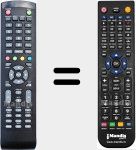 Replacement remote control for HI3211HD-MM