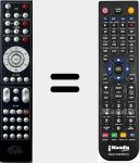 Replacement remote control for IN50 ver3
