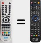 Mando a distancia sustituto de Isern001