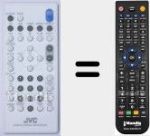 Replacement remote control for RM-SNXW5RW