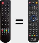 Replacement remote control for K4117H32H