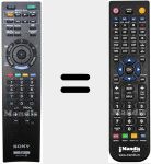 Comandament a dist&agrave;ncia substitut de REMCON954