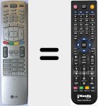 Mando a distancia sustituto de 6710T00017M