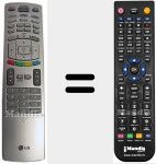 Replacement remote control for AKB32559903