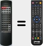 Replacement remote control for RC4001PM (3070100010088)