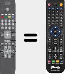 Replacement remote control for M6000