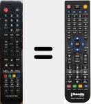 Comandament a dist&agrave;ncia substitut de Ocealed4019B6