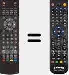 Replacement remote control for LCDTV19