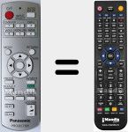 Replacement remote control for N2QAYB000812