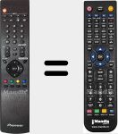 Replacement remote control for AXD1553