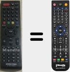 Replacement remote control for 19LC179DVD