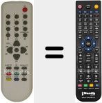 Replacement remote control for R-28B07