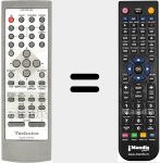 Replacement remote control for RAK-EHA16WH