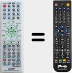 Replacement remote control for RB-TS3000STXE