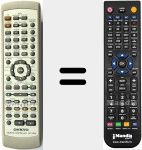 Mando a distancia sustituto de RC-505M (24140505)