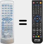 Replacement remote control for RC-NV701E (A70146008)