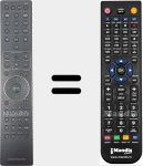 Mando a distancia sustituto de RC002PMND